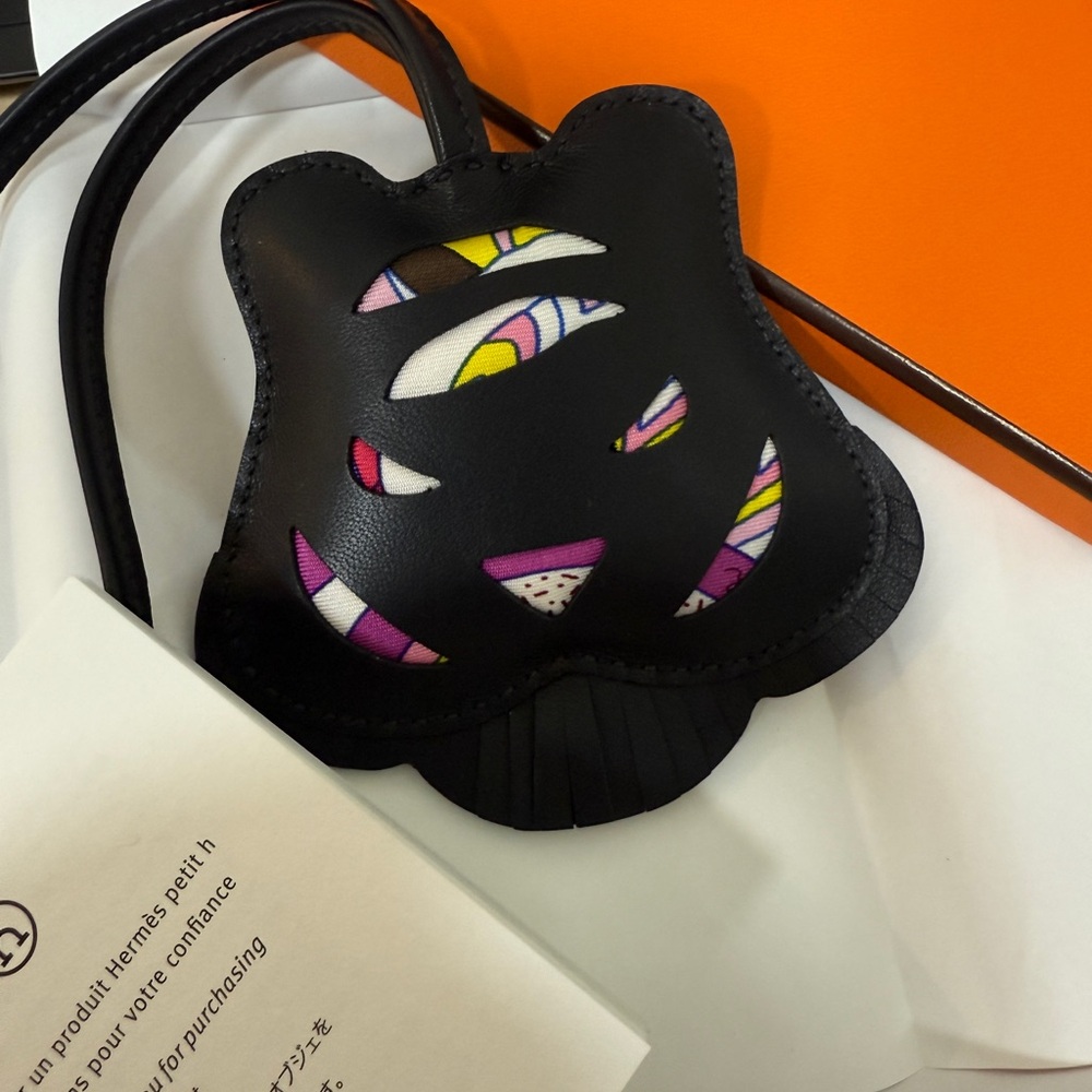 Hermes Black and Multicolor Mini Bag